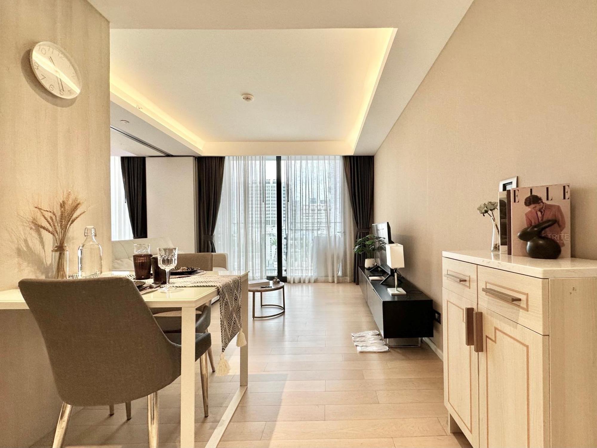 Sukhumvit 11#Luxury#Pool#Gym#Bts Nana&Mrt Sukhumvit#1Br#Max4Ppl Apartment Bangkok Exterior photo