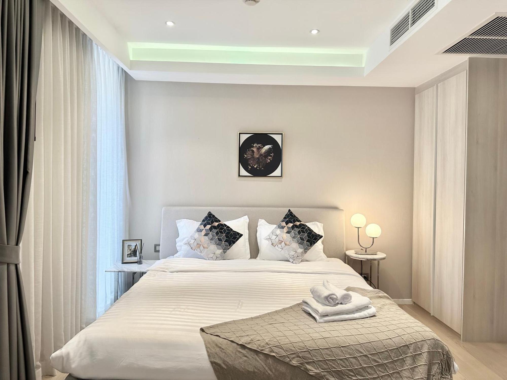 Sukhumvit 11#Luxury#Pool#Gym#Bts Nana&Mrt Sukhumvit#1Br#Max4Ppl Apartment Bangkok Exterior photo
