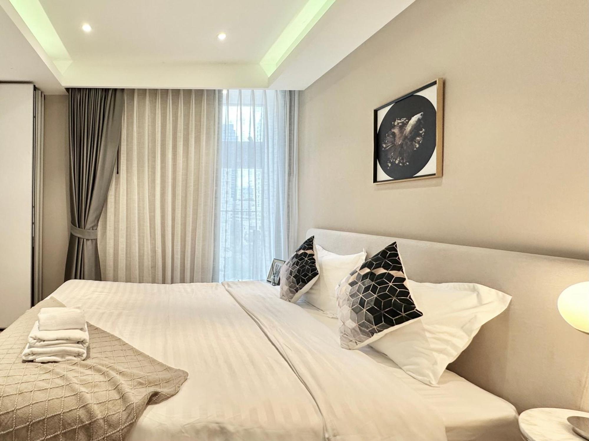 Sukhumvit 11#Luxury#Pool#Gym#Bts Nana&Mrt Sukhumvit#1Br#Max4Ppl Apartment Bangkok Exterior photo