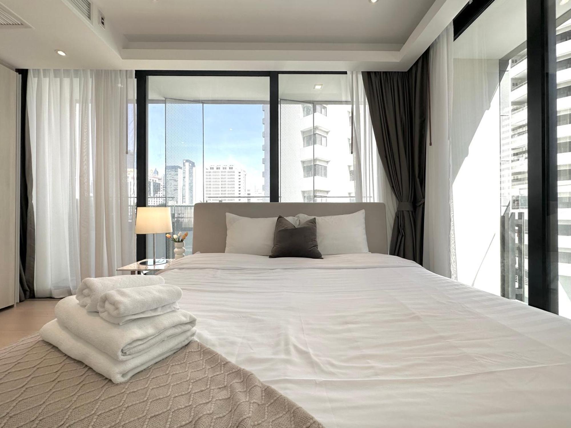 Sukhumvit 11#Luxury#Pool#Gym#Bts Nana&Mrt Sukhumvit#1Br#Max4Ppl Apartment Bangkok Exterior photo